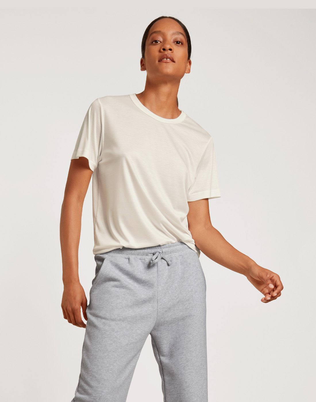 calida lounge t-skjorte hvit