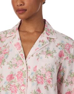 ralph lauren nattskjorte rosa blomster