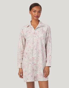 ralph lauren nattskjorte paisley rosa