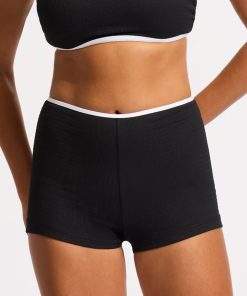 seafolly beach bound bikini bokser shorts svart