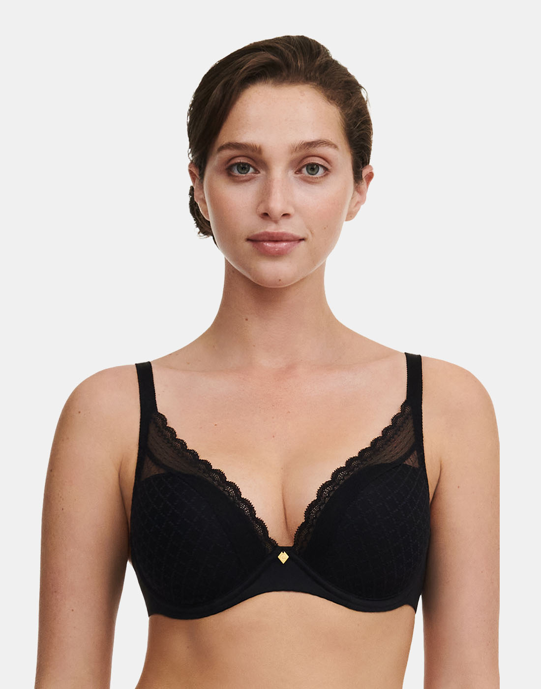 Chantelle norah chic t-skjorte bh black