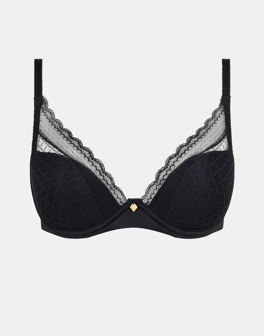 Chantelle norah chic t-skjorte bh black