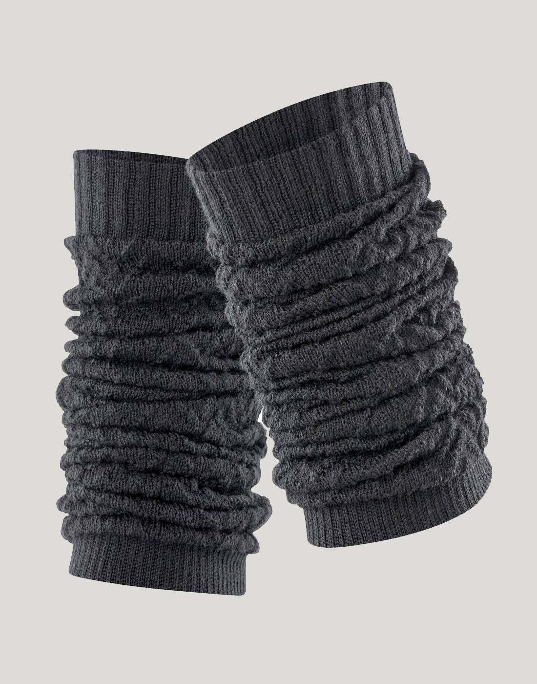 Falke fable estate leggvarmer svart3 Falke ull leggvarmere ribbestrikket svart