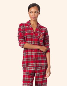 ralph lauren pysjamas red plaid ruter