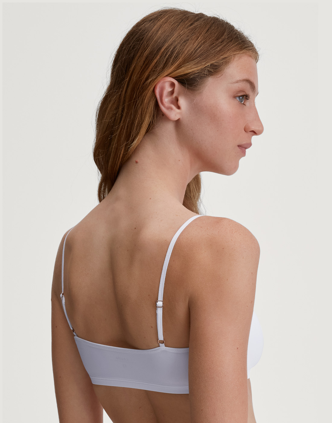 calida sleek skin bh topp hvit