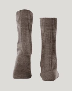 falke cosy wool ullsokk brun