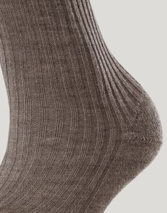 falke cosy wool ullsokk brun