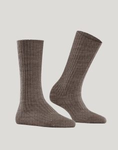 falke cosy wool ullsokk brun