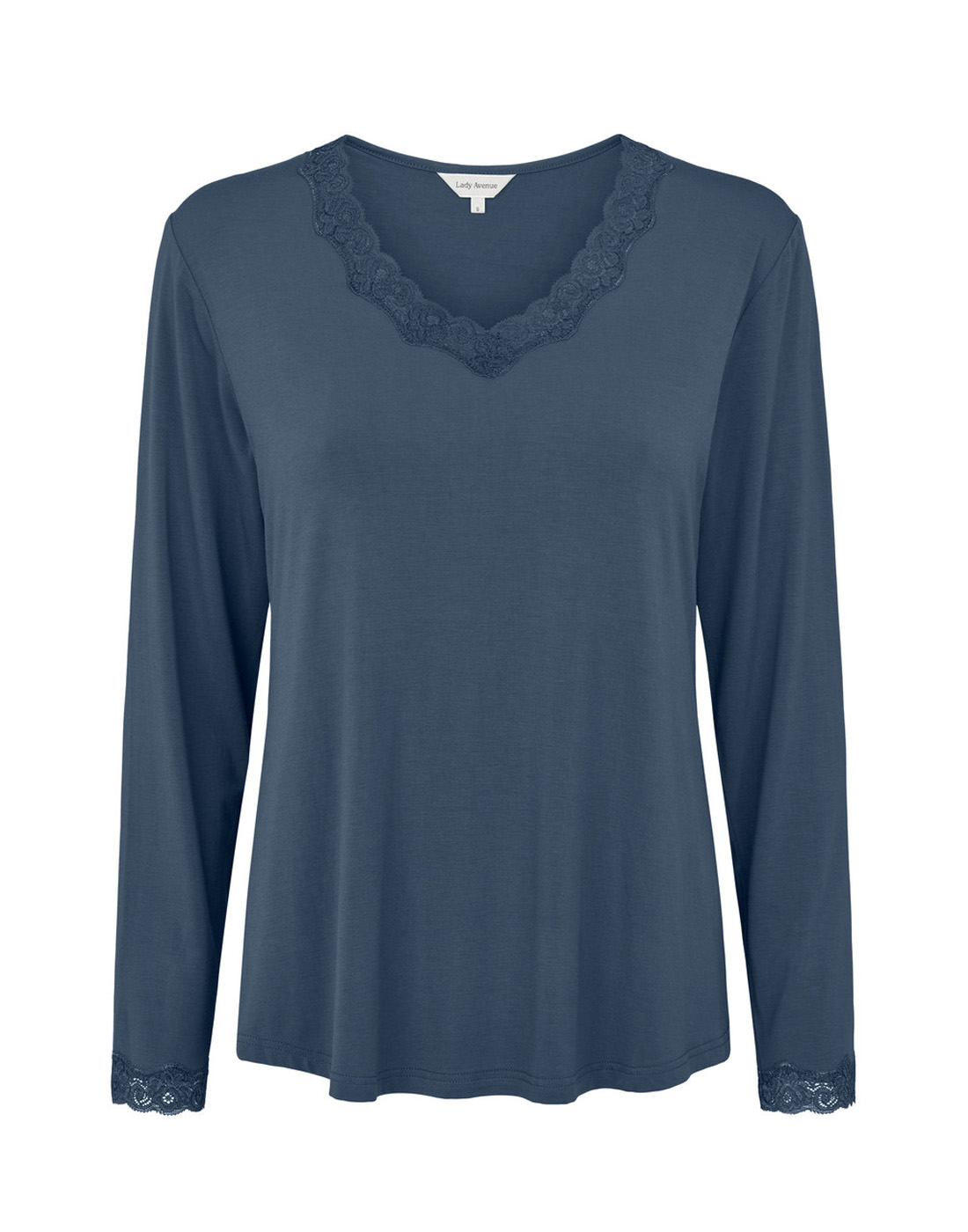 lady avenue bambus pysj denim blue