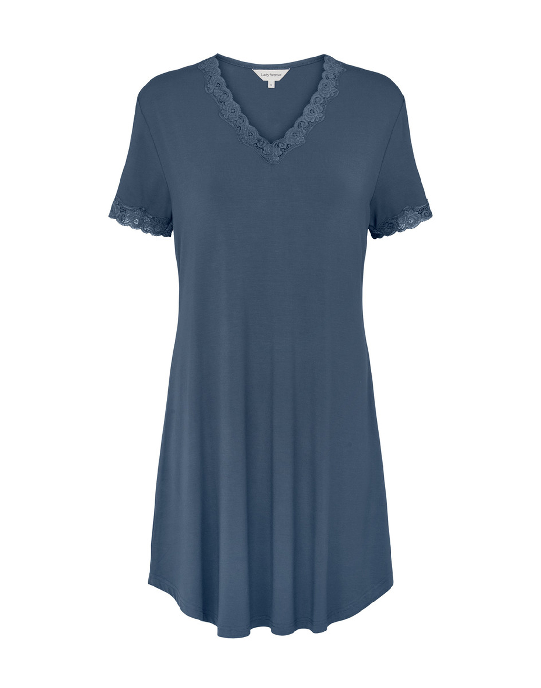 lady avenue bambus nattkjole blå