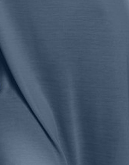 lady avenue silk jersey nattkjole denim blå