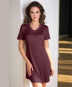 lady avenue silk jersey nattkjole port royale