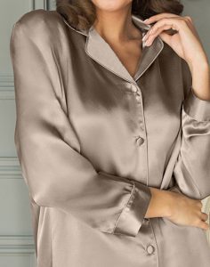 lady avenue pure silk pysjamas beige