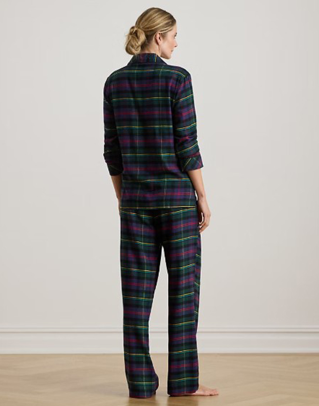 ralph lauren pysjamas green plaid grønn