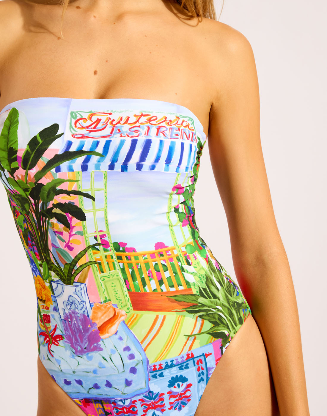 seafolly la boca badedrakt bandeau