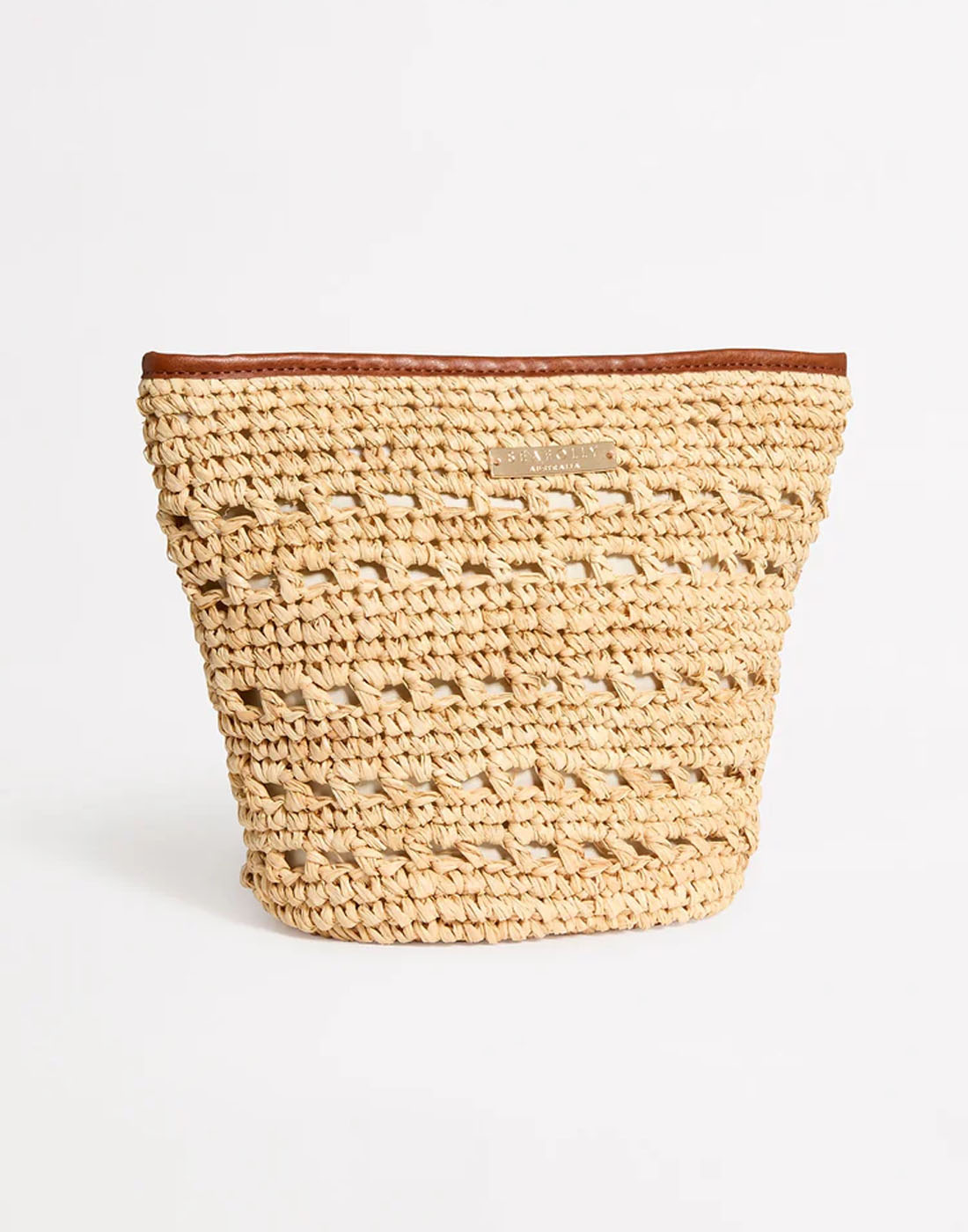 seafolly carried away clutch veske natur