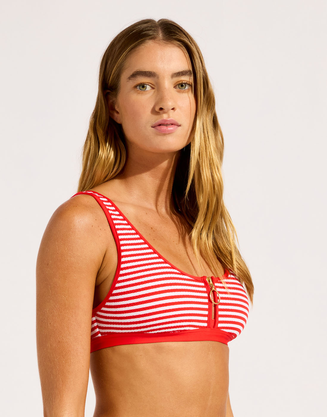 seafolly clubhouse bikinitopp flame