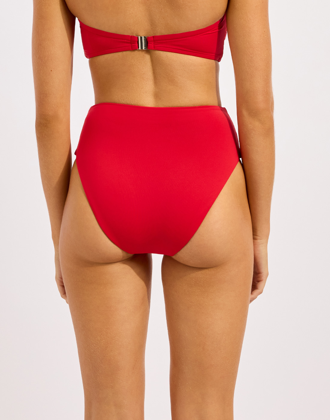 seafolly collective high waist bikinitruse cosmo rød