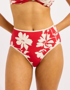 seafolly mayflower bikinitruse high waist rød2 seafolly mayflower bikinitruse høy rød