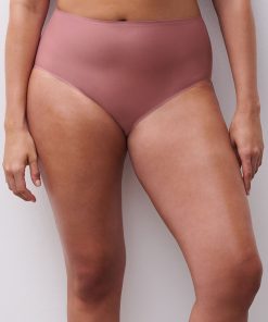 Chantelle soft stretch høy truse rose des bois