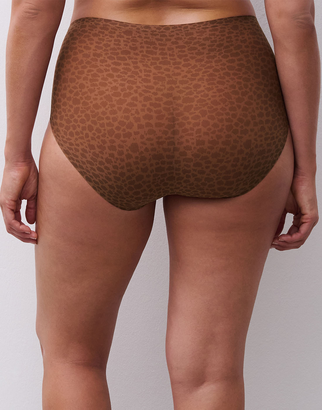 Chantelle soft stretch høy truse soft brown