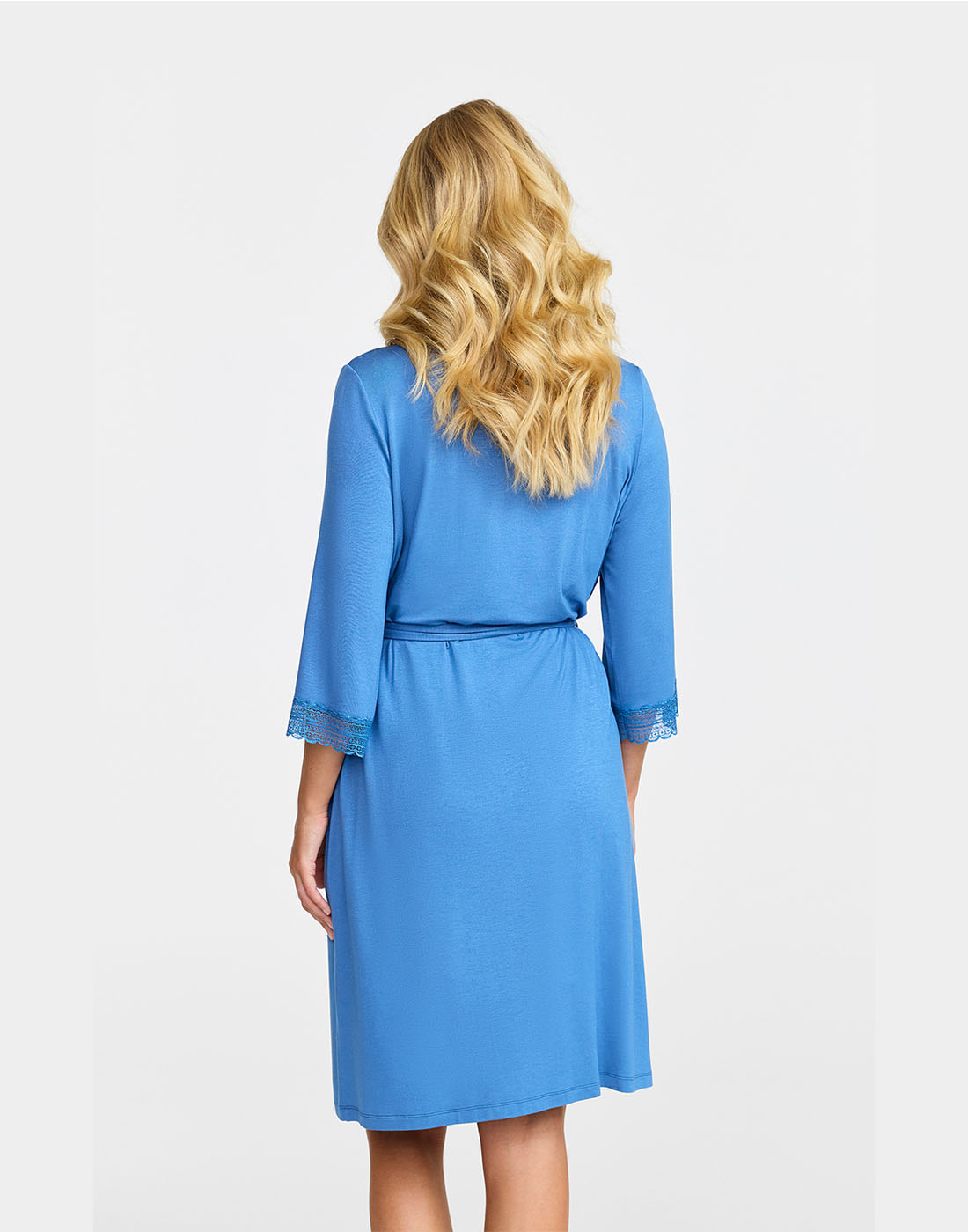 Damella morgenkåpe blue