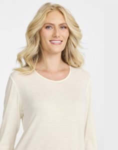 Damella victoria nattkjole merinoull ivory