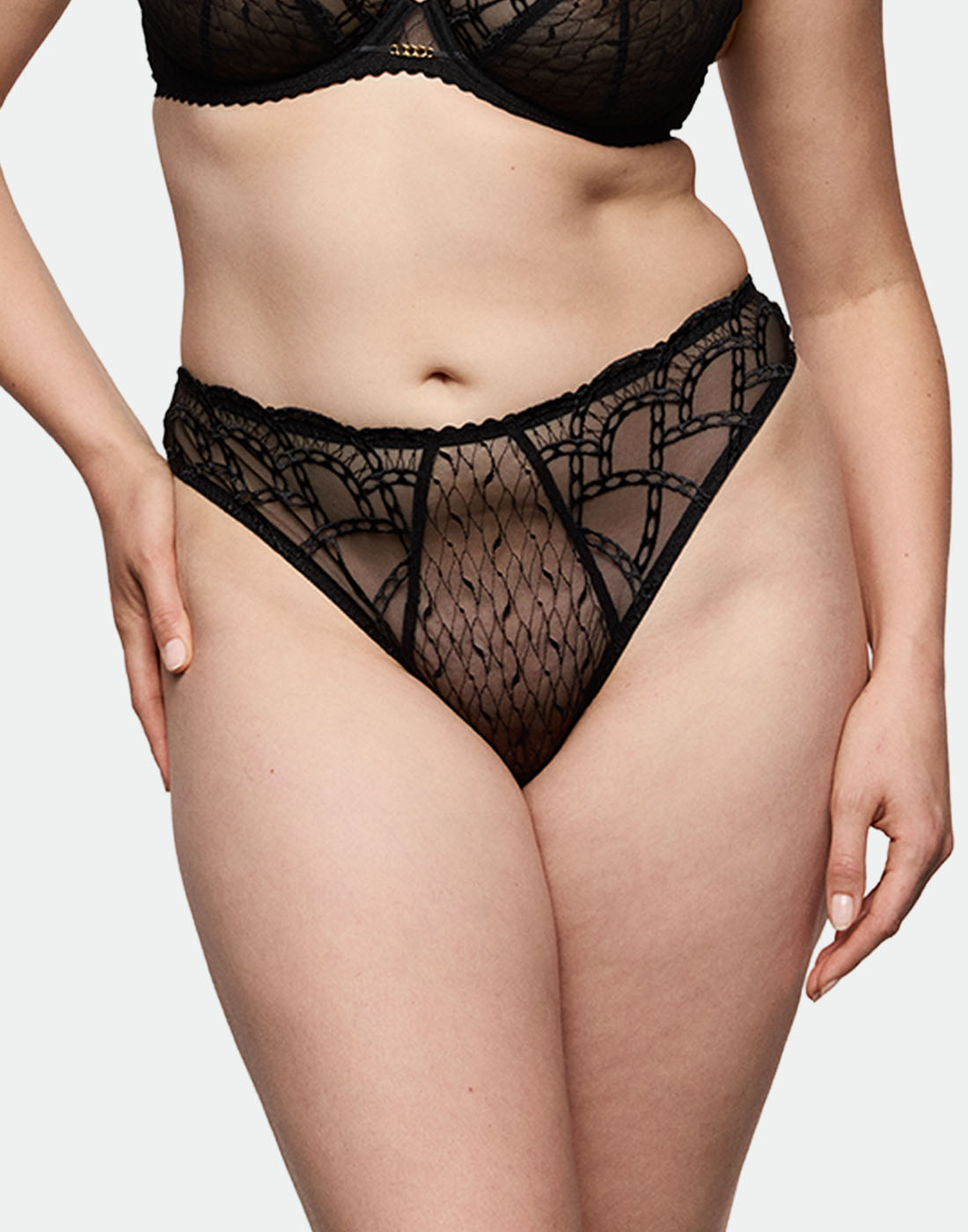 Prima donna naica string svart