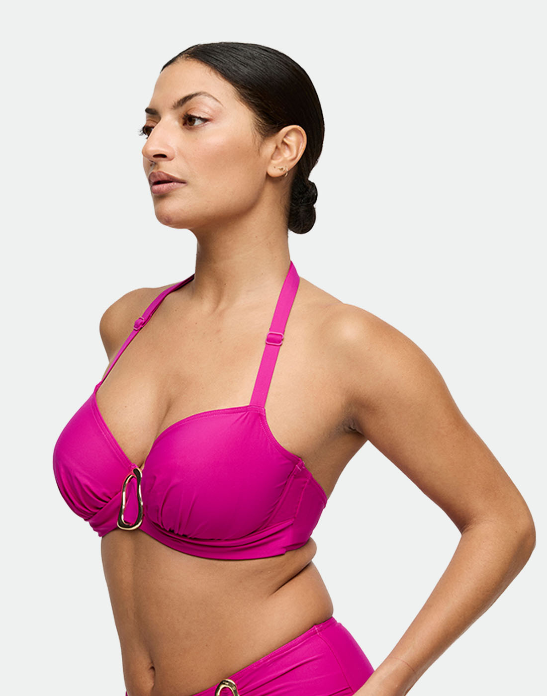Prima donna swim uvita uvattert bikinitopp deep magenta