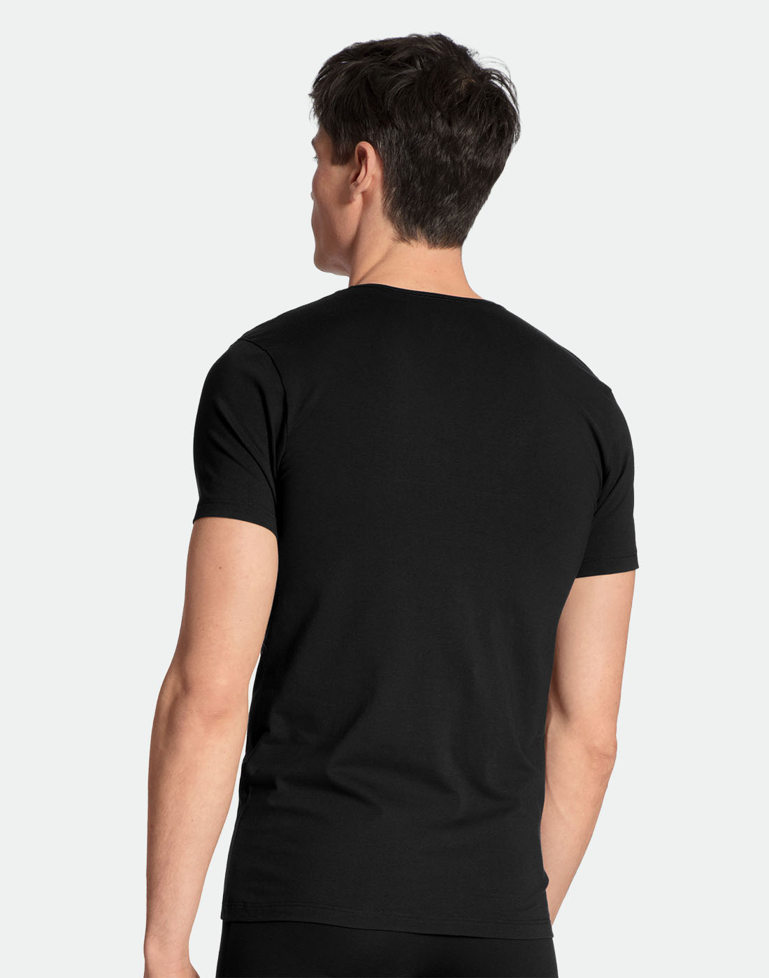 Calida cotton code t-skjorte svart