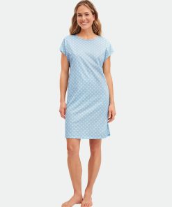 Calida Lovely nights nattkjole cascade blue