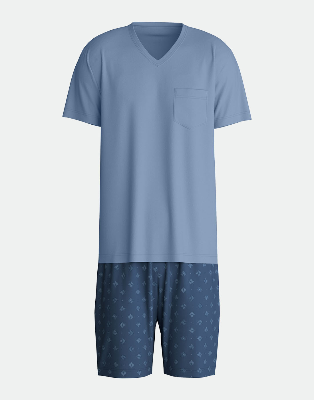 Calida relax imprint pysj med shorts coronet blue
