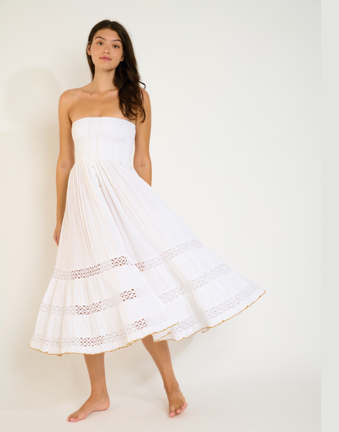 banana moon sealove sommerkjole hvit