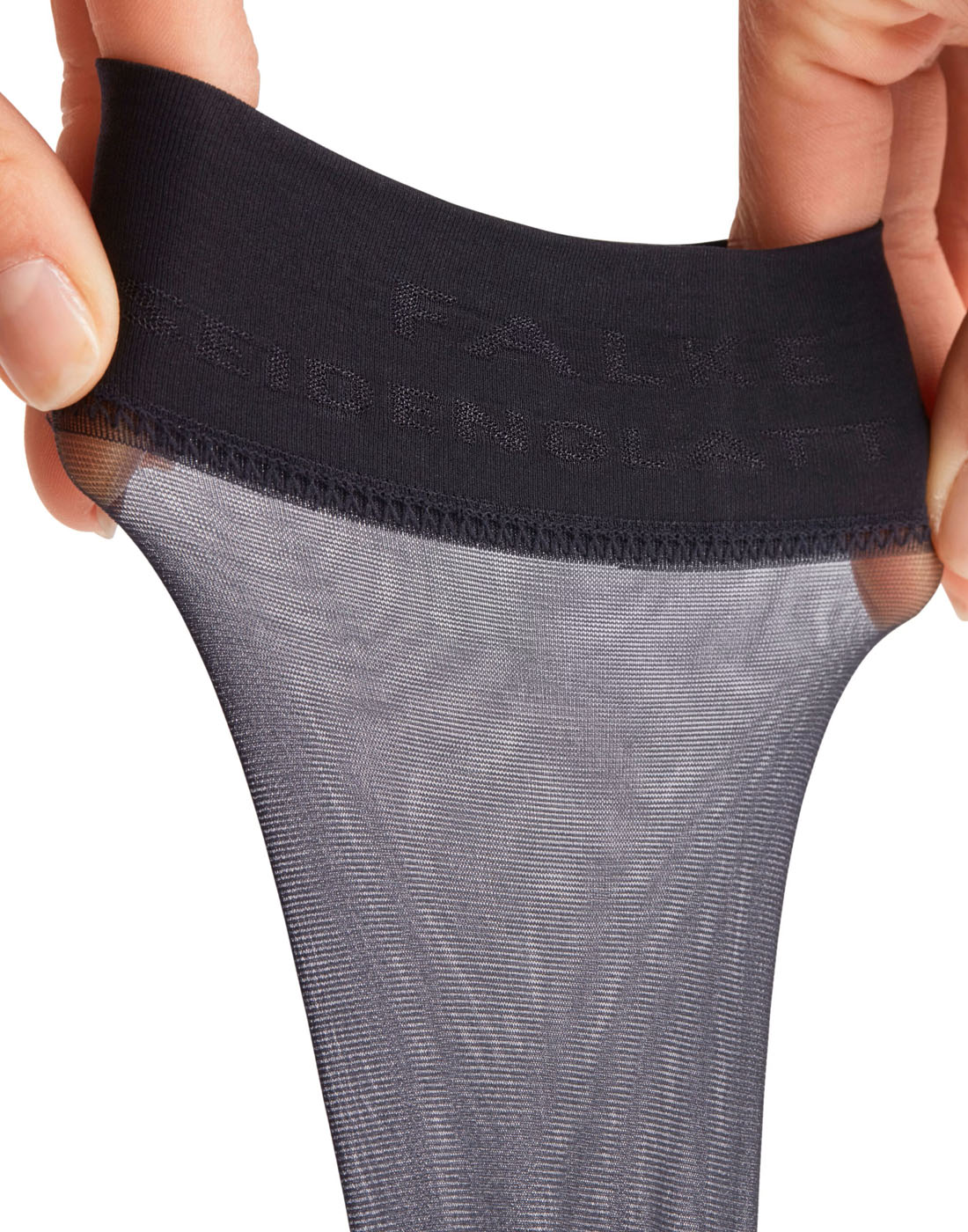 falke seidenglatt ankelsokk nylon blå