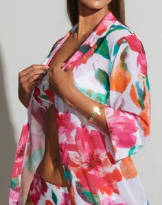 roidal strandskjorte pink roidal strandskjorte pink flower