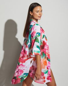 roidal strandskjorte pink3 roidal strandskjorte pink flower