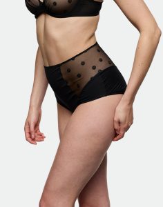 Marie jo daisy høy truse med snøring svart5