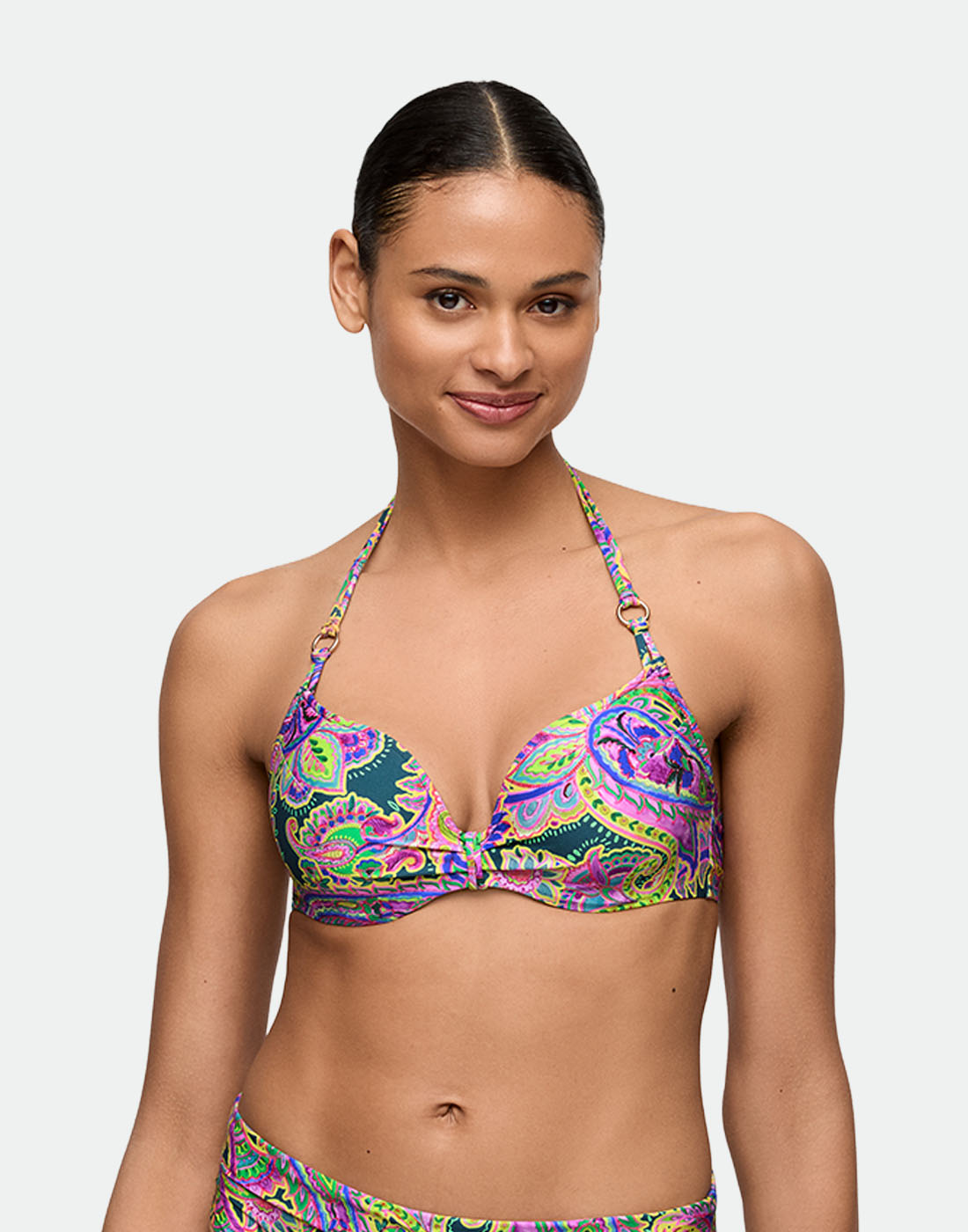 Marie jo swim jolise heartshape bikinitopp tropical paisley