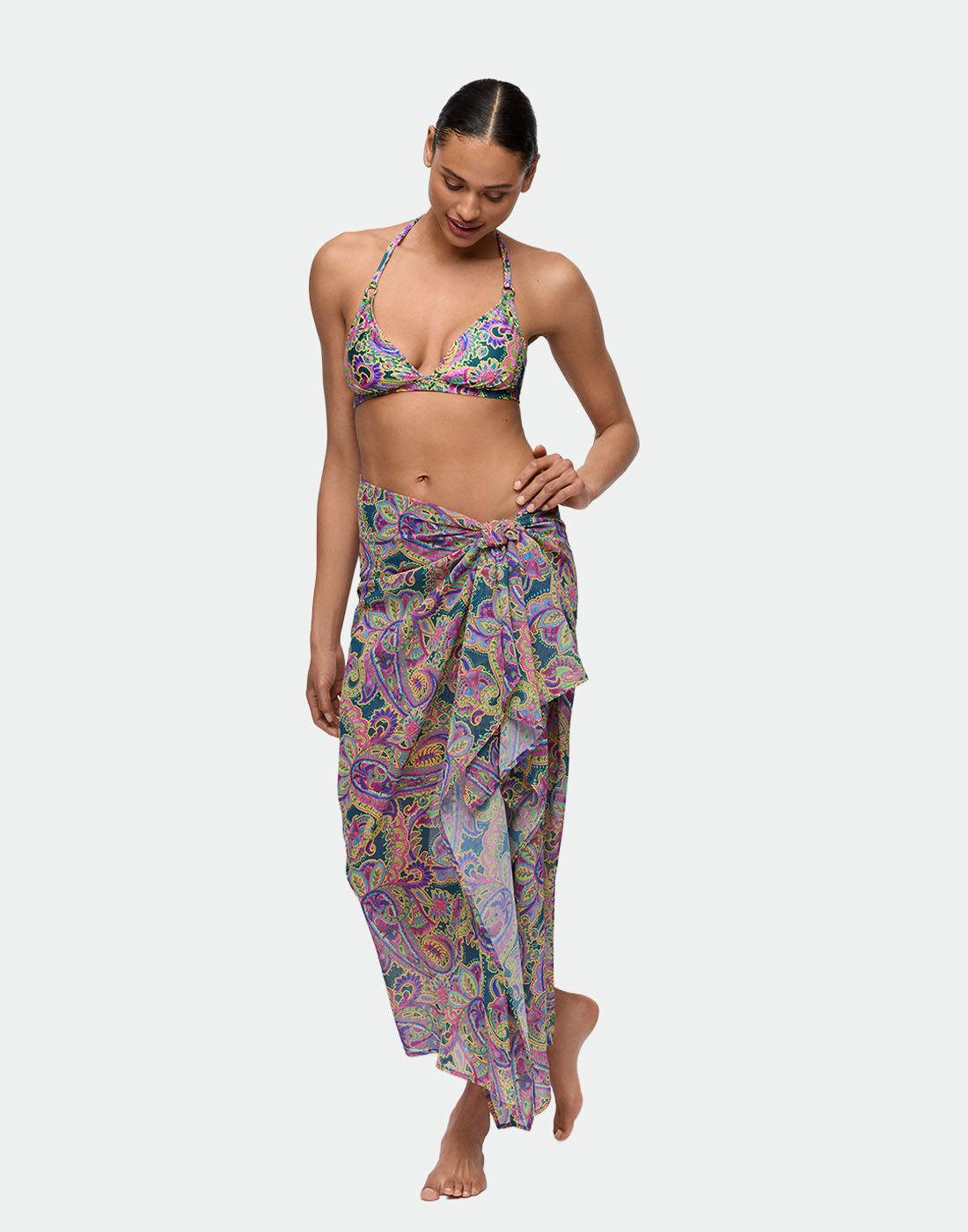 Marie jo swim jolise pareo tropical paisley