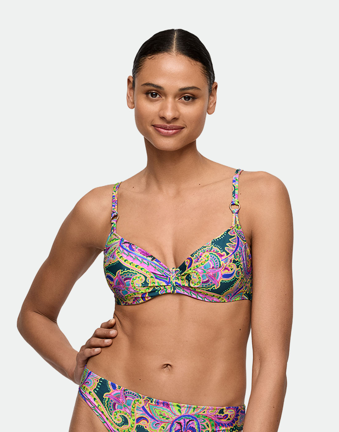 Marie jo swim jolise uvattert bikinitopp tropical paisley