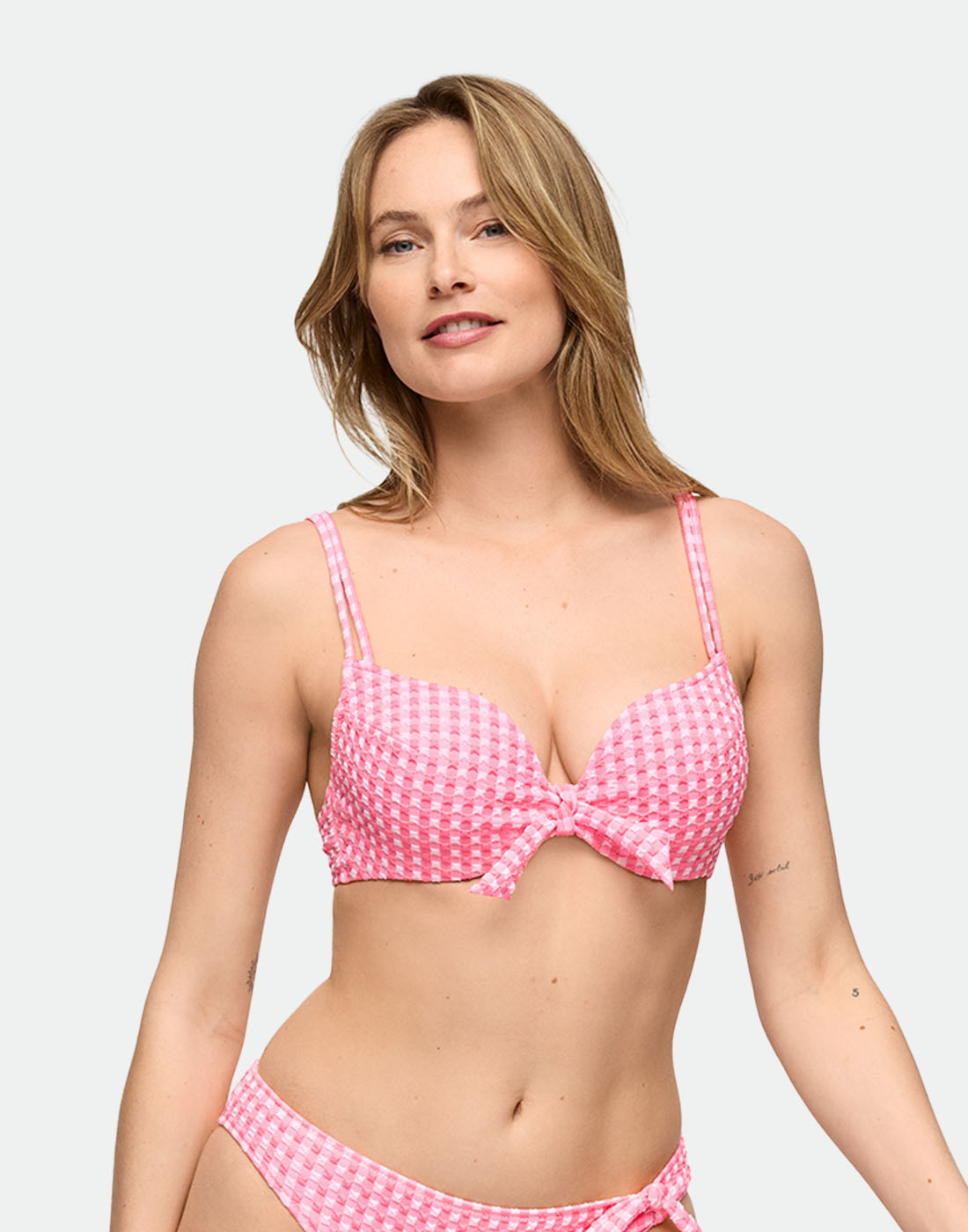 Marie jo swim mary heartshape bikinitopp rose gingham
