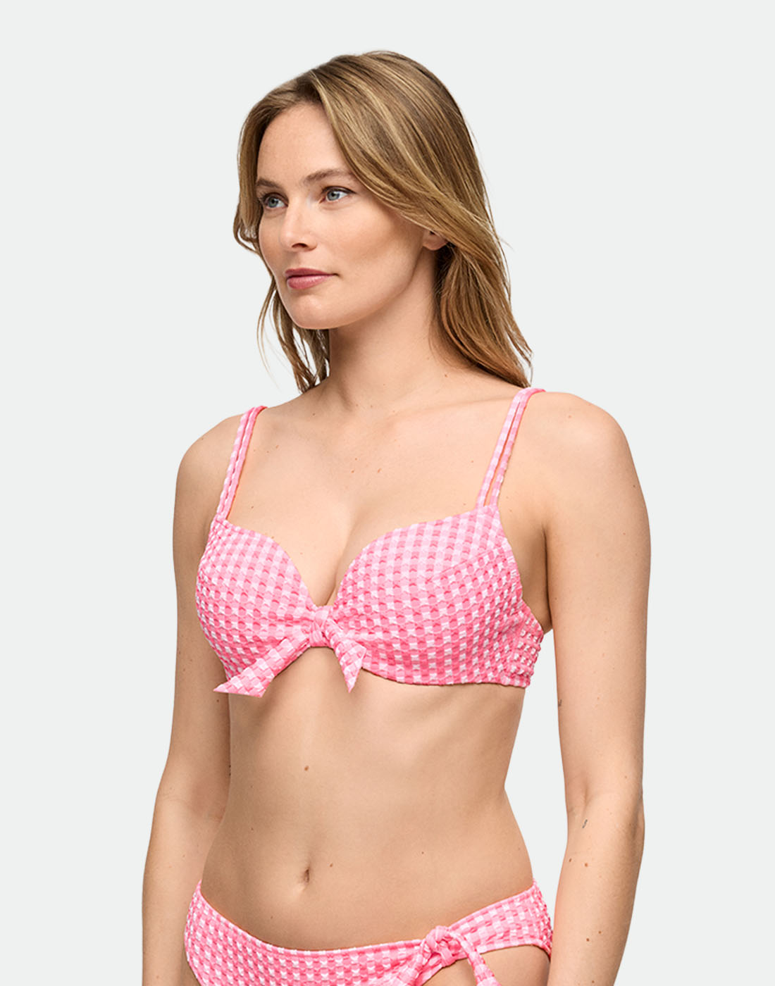 Marie jo swim mary heartshape bikinitopp rose gingham