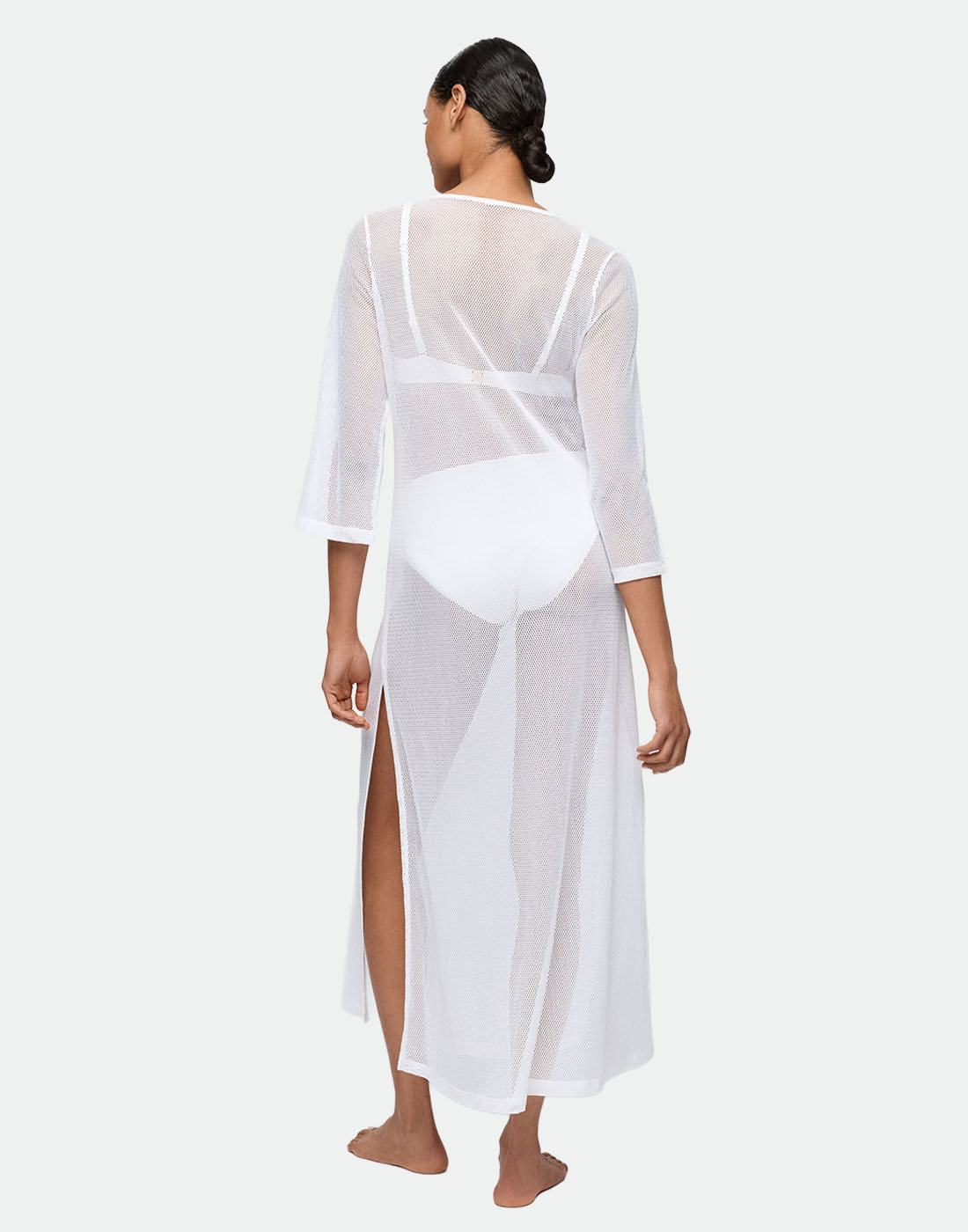 Marie jo swim taleah kaftan elfin white