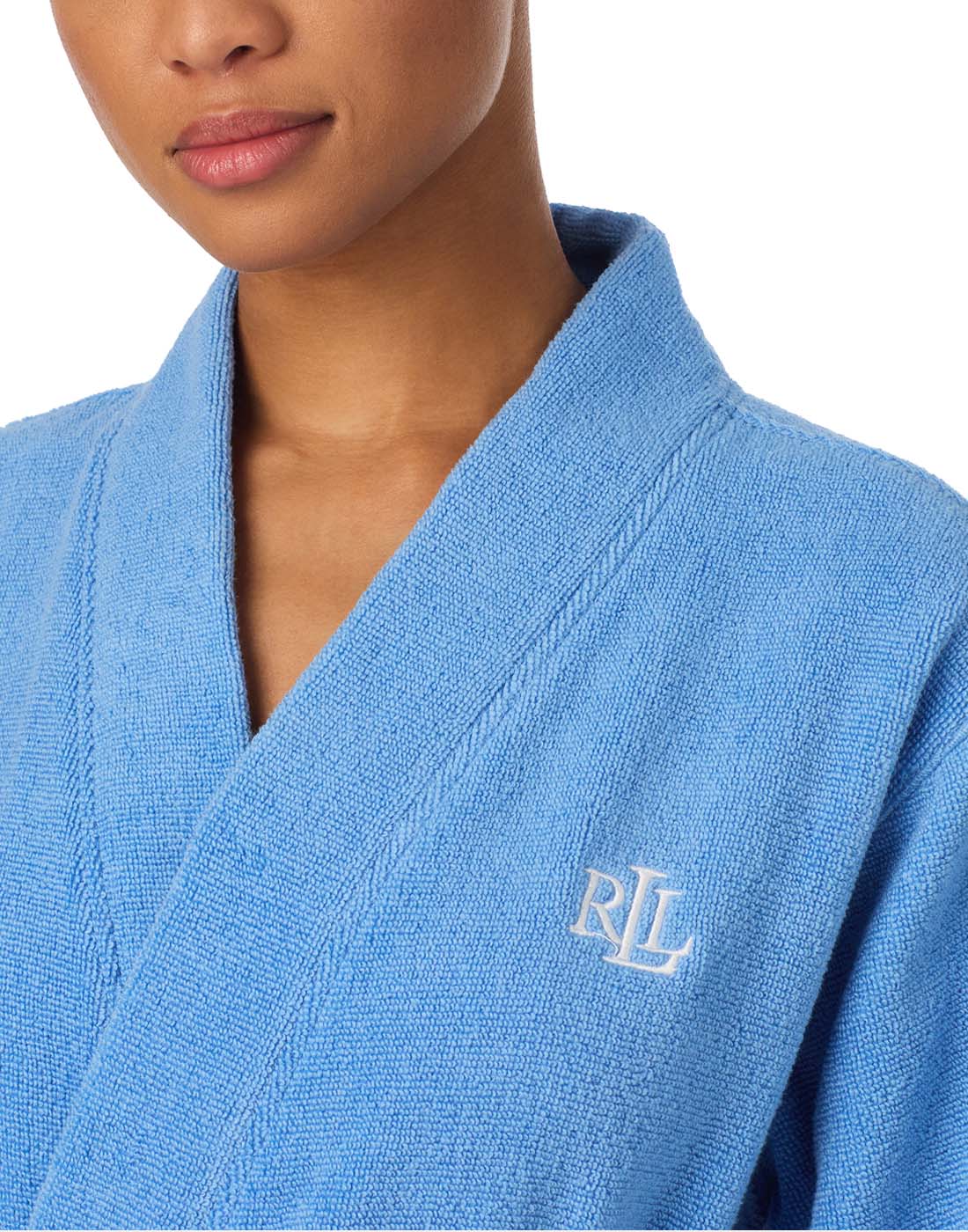 ralph lauren badekåpe blå