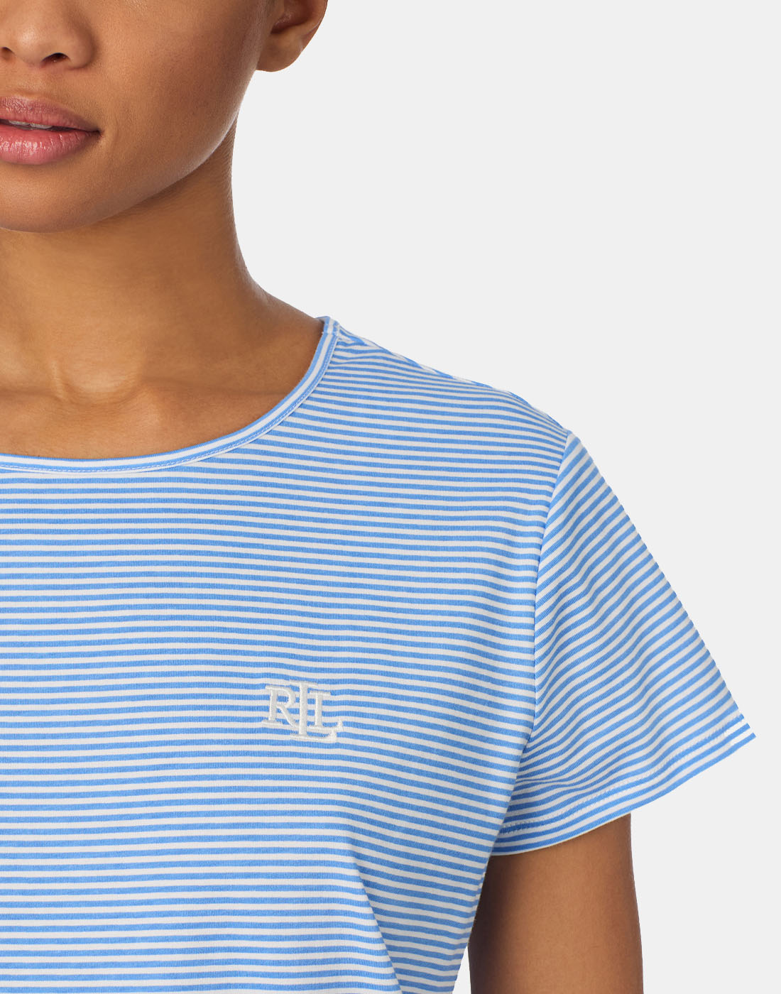 lauren ralph lauren nattkjole blue stripes