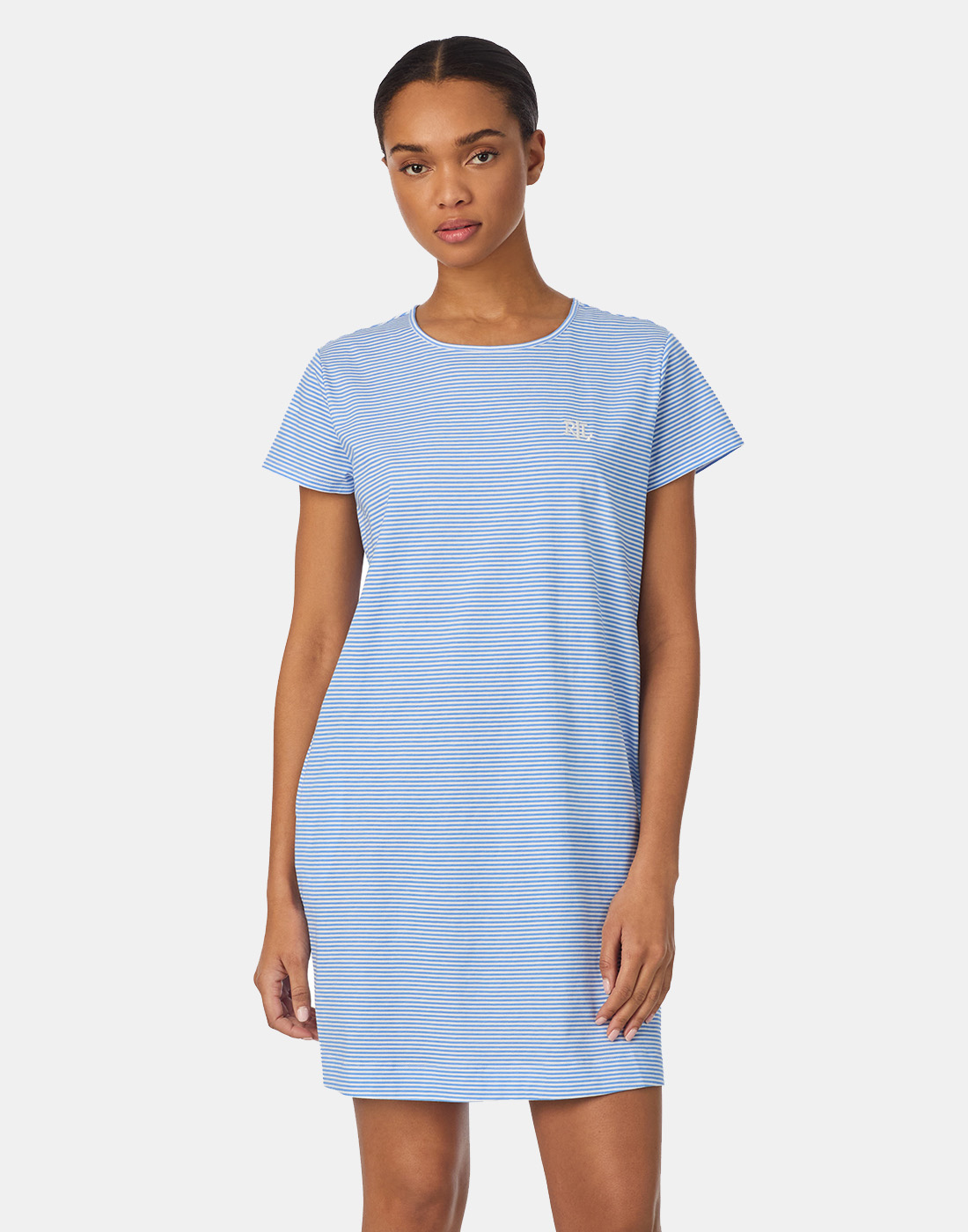lauren ralph lauren nattkjole blue stripes