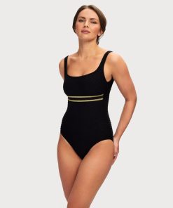 paula beachwear mimizan solid black