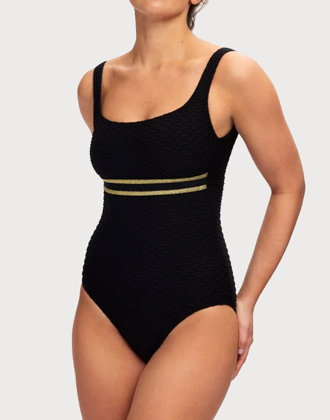 paula beachwear mimizan solid black