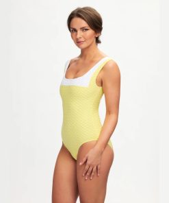 paula beachwear badedrakt sun gul