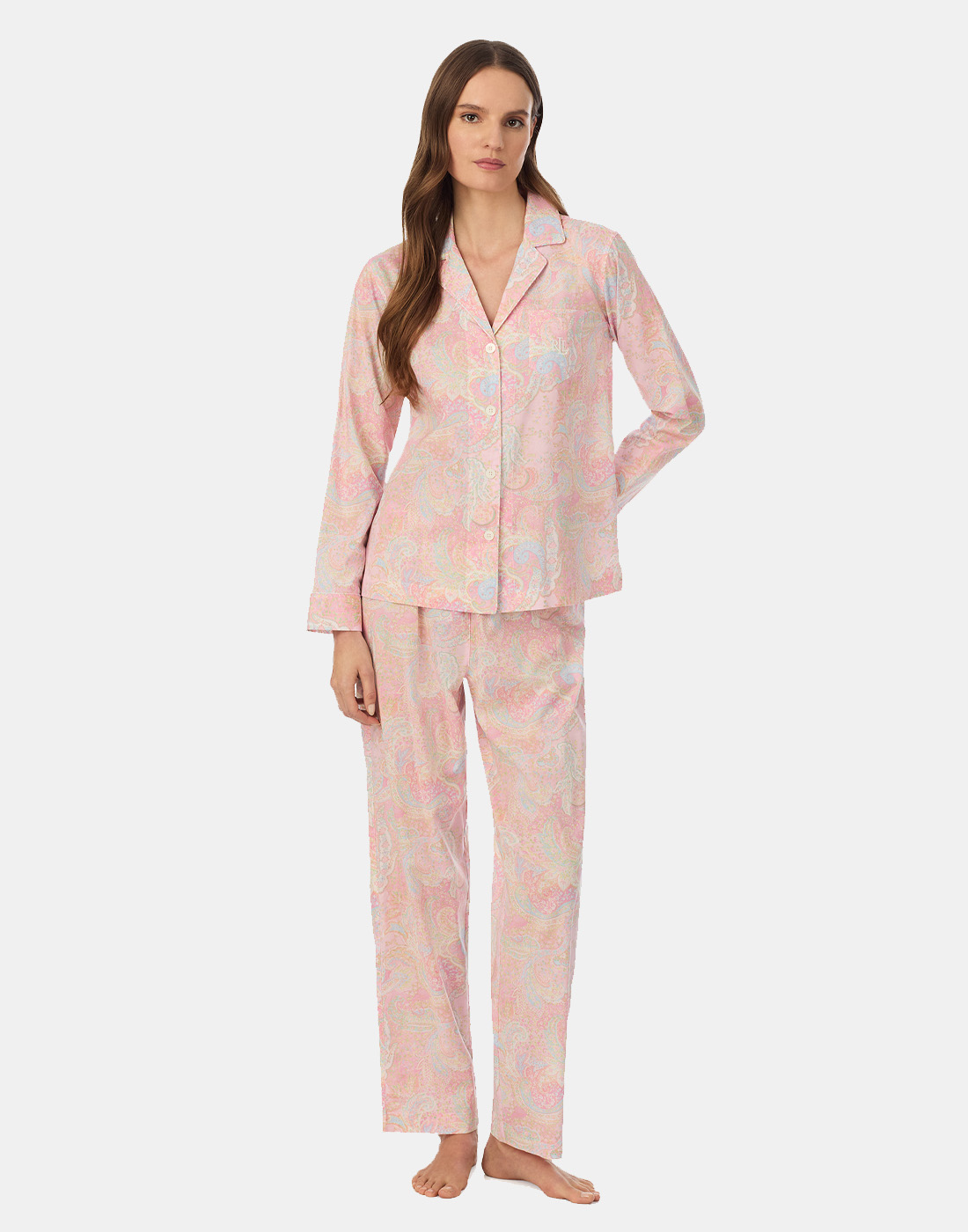 ralph lauren pysjamas rosa mønster